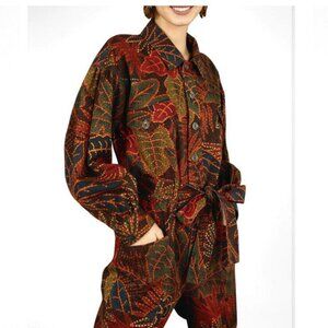 Farm Rio | Rainforest Black Canvas Jumpsuit